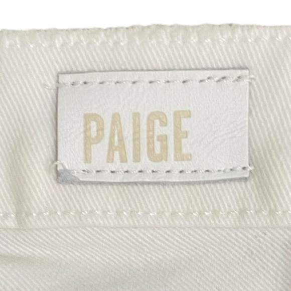 Paige skyline skinny crop lived in crisp white jean made in USA size 28 - Picture 11 of 13